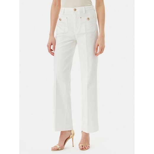 Guess Jeansy W5GA2J D5N71 Biały Wide Leg ze sklepu MODIVO w kategorii Jeansy damskie - zdjęcie 182607770