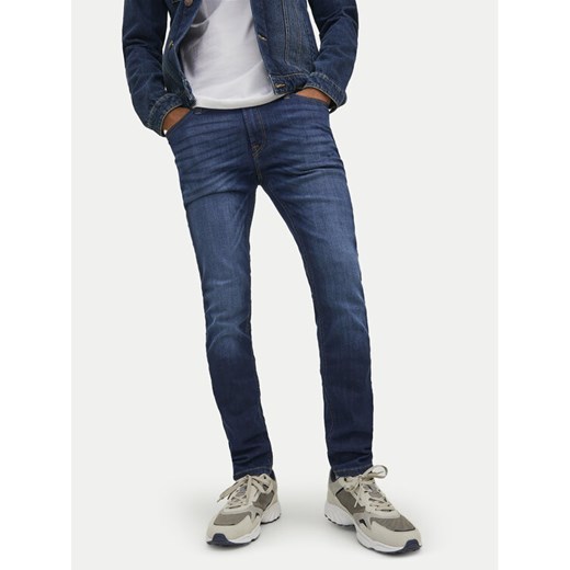 Jack&Jones Jeansy Liam 12110056 Granatowy Skinny Fit ze sklepu MODIVO w kategorii Jeansy męskie - zdjęcie 182607780