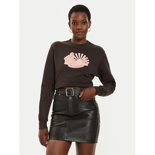 Pinko Bluza Tono 104111 A23Y Brązowy Regular Fit ze sklepu MODIVO w kategorii Bluzy damskie - zdjęcie 182607950