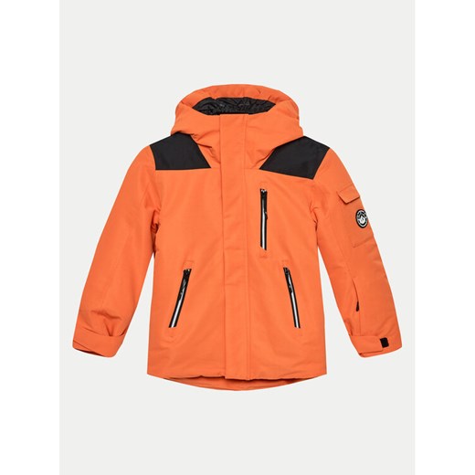 4F Kurtka snowboardowa 4FJWAW24TTJAM538 Pomarańczowy Regular Fit ze sklepu MODIVO w kategorii Kurtki dziewczęce - zdjęcie 182607964