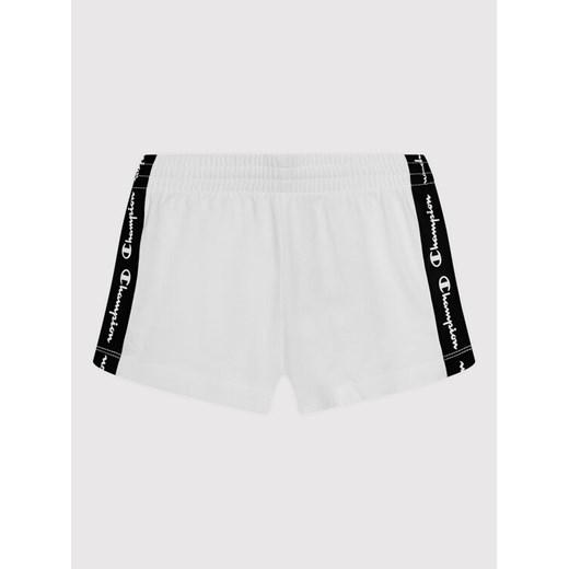 Champion Szorty sportowe 404357 Biały Regular Fit ze sklepu MODIVO w kategorii Spodenki chłopięce - zdjęcie 182607970
