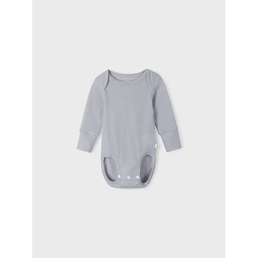 Reima Body dziecięce Utu 5200069A Szary Regular Fit ze sklepu MODIVO w kategorii Body niemowlęce - zdjęcie 182607991