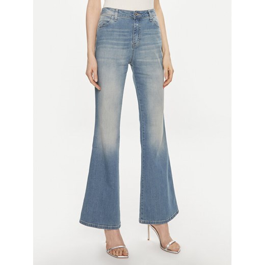 Please Jeansy P2XCBQ2W7T Niebieski Bootcut Fit ze sklepu MODIVO w kategorii Jeansy damskie - zdjęcie 182608042