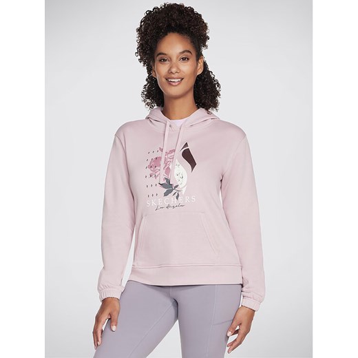 Skechers Bluza La Dreams Pullover Hoodie HD4 Różowy Regular Fit ze sklepu MODIVO w kategorii Bluzy damskie - zdjęcie 182608081