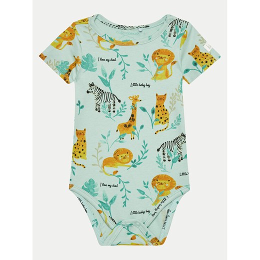 Coccodrillo Body dziecięce WC4412204USB Zielony ze sklepu MODIVO w kategorii Body niemowlęce - zdjęcie 182608082