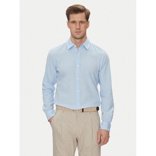 JOOP! Jeans Koszula 15 JJSH-92Hanson2K-W 30045977 Błękitny Regular Fit ze sklepu MODIVO w kategorii Koszule męskie - zdjęcie 182608092