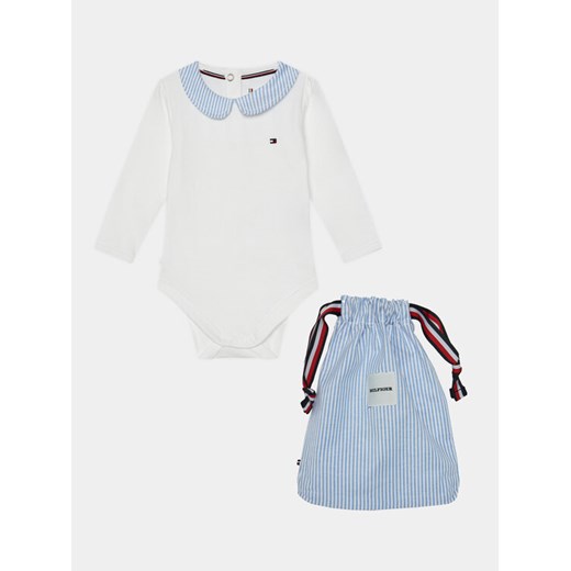 Tommy Hilfiger Body Baby Ithaca Body Giftbag KN0KN01874 Niebieski Regular Fit ze sklepu MODIVO w kategorii Body niemowlęce - zdjęcie 182608144