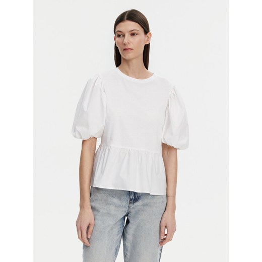 Liu Jo Bluzka WA5389 J6308 Biały Relaxed Fit ze sklepu MODIVO w kategorii Bluzki damskie - zdjęcie 182608151