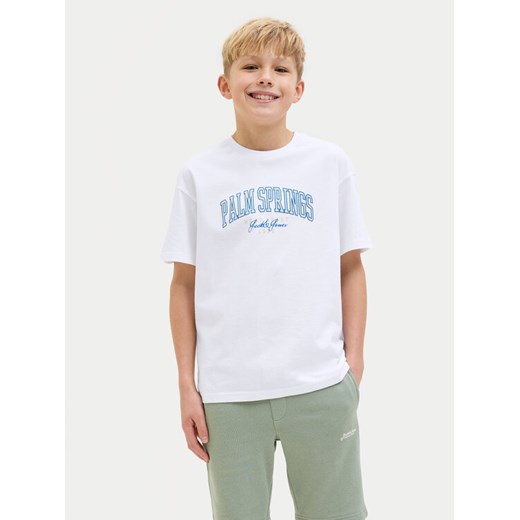 Jack&Jones T-Shirt Detroit 12269816 Biały Relaxed Fit ze sklepu MODIVO w kategorii T-shirty chłopięce - zdjęcie 182608170