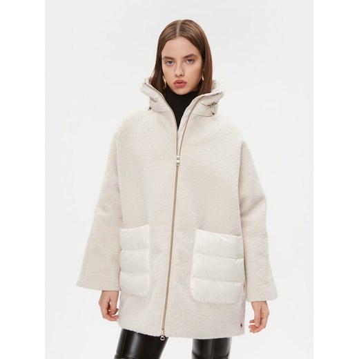 Geox Kożuch Calithe W3620G TC176F 1732 Écru Relaxed Fit ze sklepu MODIVO w kategorii Kożuchy - zdjęcie 182608180