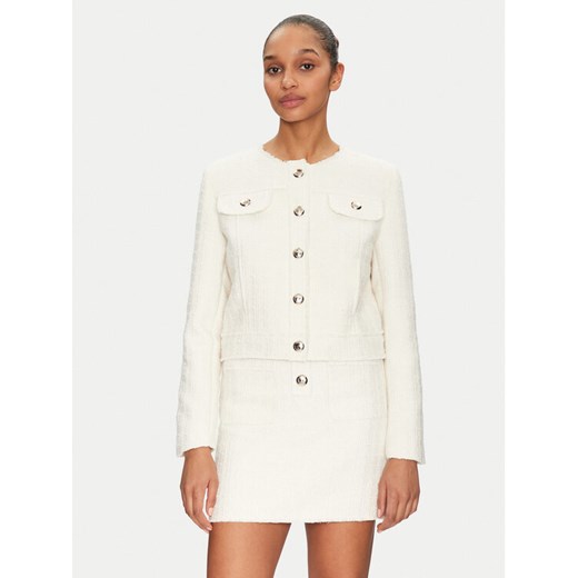 Morgan Marynarka 251-VOYA Écru Slim Fit ze sklepu MODIVO w kategorii Marynarki damskie - zdjęcie 182608241