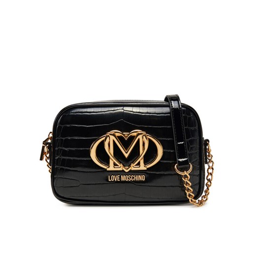 LOVE MOSCHINO Torebka JC4044PP1MLE100A Czarny ze sklepu MODIVO w kategorii Listonoszki - zdjęcie 182608244