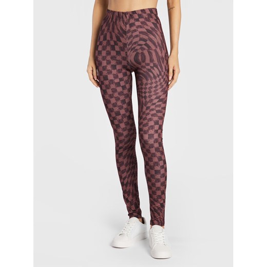Karen by Simonsen Legginsy Erol 10104053 Brązowy Slim Fit ze sklepu MODIVO w kategorii Spodnie damskie - zdjęcie 182608250