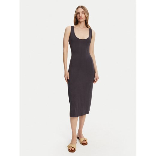 Billabong Sukienka dzianinowa EBJKD00114 Szary Regular Fit ze sklepu MODIVO w kategorii Sukienki - zdjęcie 182608264