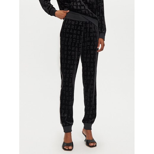 Armani Exchange Spodnie dresowe 6DYP94 YJLGZ 52AL Czarny Regular Fit ze sklepu MODIVO w kategorii Spodnie damskie - zdjęcie 182608273