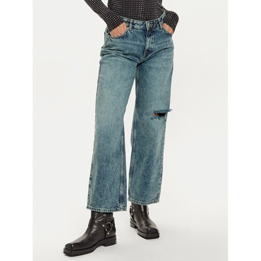 ONLY Jeansy 15329945 Niebieski Wide Leg ze sklepu MODIVO w kategorii Jeansy damskie - zdjęcie 182608320