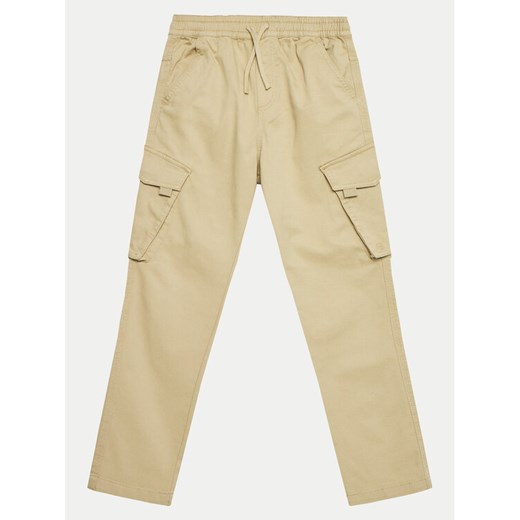 United Colors Of Benetton Spodnie materiałowe 4HM6YF00M Beżowy Regular Fit ze sklepu MODIVO w kategorii Spodnie chłopięce - zdjęcie 182608322