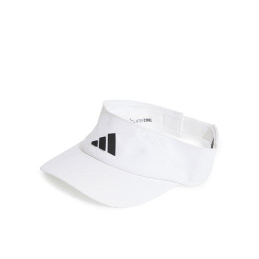 adidas Daszek Visor Climacool JN6085 Biały ze sklepu MODIVO w kategorii Czapki z daszkiem damskie - zdjęcie 182608363