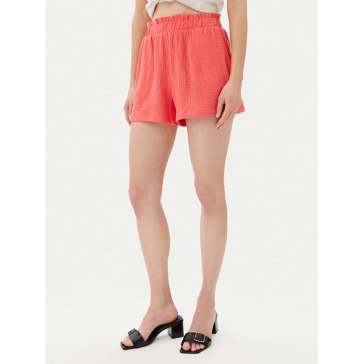 Vero Moda Szorty materiałowe Natali 10279687 Różowy Baggy Fit ze sklepu MODIVO w kategorii Szorty - zdjęcie 182608364