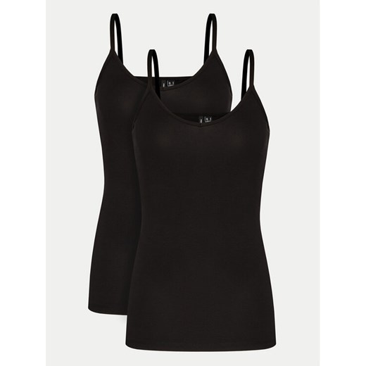 Vero Moda Komplet 2 topów 10171122 Czarny Slim Fit ze sklepu MODIVO w kategorii Bluzki damskie - zdjęcie 182608421