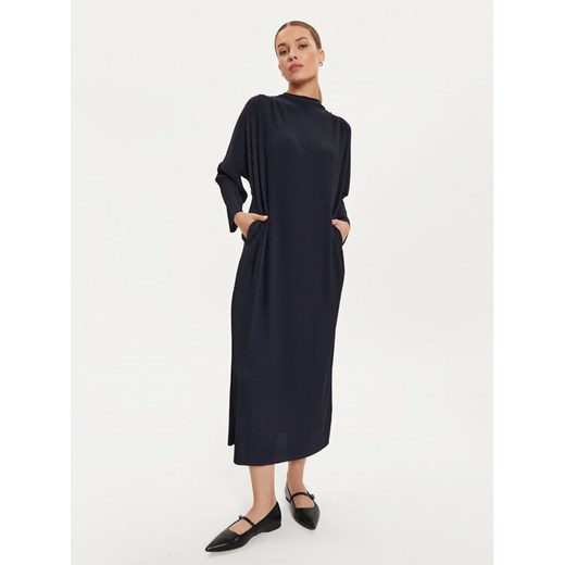 Max Mara Leisure Sukienka codzienna Faraone 2426626067 Granatowy Relaxed Fit ze sklepu MODIVO w kategorii Sukienki - zdjęcie 182608434