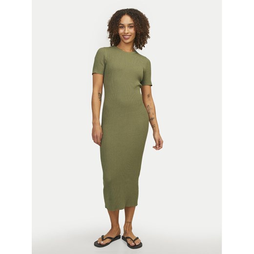 JJXX Sukienka dzianinowa Ellie 12254342 Zielony Slim Fit Jjxx L MODIVO
