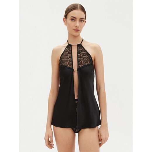 Chantelle Halka Reptilia C01NI5 Czarny Regular Fit ze sklepu MODIVO w kategorii Koszule nocne - zdjęcie 182608490