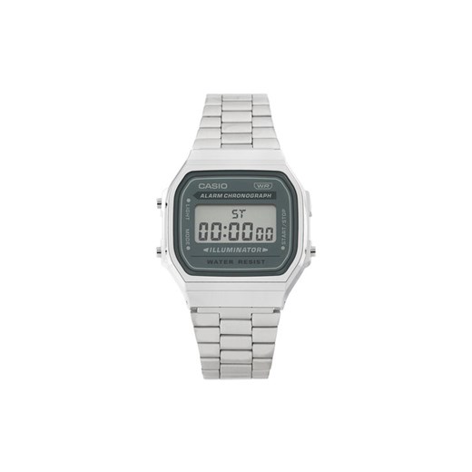 Casio Zegarek A168WA-3AYES Srebrny ze sklepu MODIVO w kategorii Zegarki - zdjęcie 182608513
