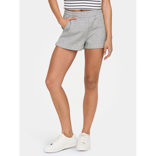 ONLY Szorty sportowe Sweat 15245800 Szary Regular Fit ze sklepu MODIVO w kategorii Szorty - zdjęcie 182608612