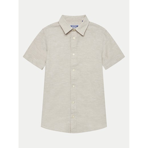 Jack&Jones Junior Koszula 12248938 Szary Regular Fit ze sklepu MODIVO w kategorii Koszule chłopięce - zdjęcie 182608694