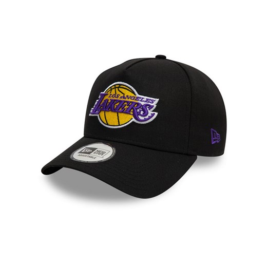 New Era Czapka z daszkiem Los Angeles Lakers NBA Patch A-Frame 60595228 Czarny New Era OS MODIVO