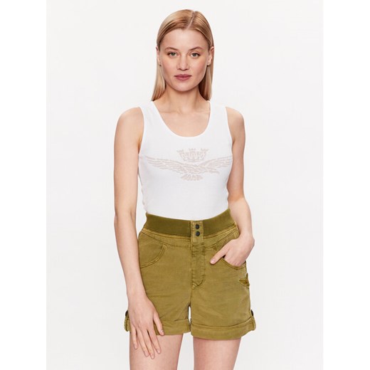 Aeronautica Militare Top 231TS2114DJ585 Biały Regular Fit ze sklepu MODIVO w kategorii Bluzki damskie - zdjęcie 182608702