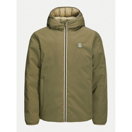 Jack&Jones Junior Kurtka zimowa 12263276 Zielony Regular Fit ze sklepu MODIVO w kategorii Kurtki chłopięce - zdjęcie 182608764