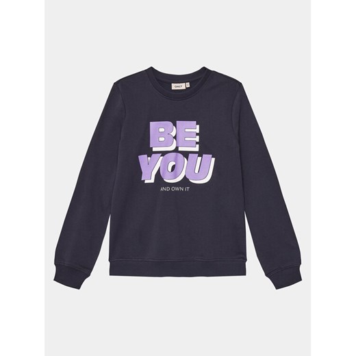 Kids ONLY Bluza 15307578 Granatowy Regular Fit ze sklepu MODIVO w kategorii Bluzy chłopięce - zdjęcie 182608793