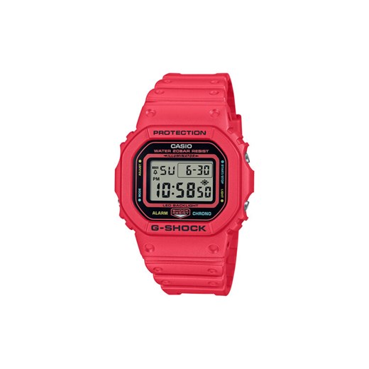 G-Shock Zegarek Energy Pack DW-5600EP-4ER Czerwony ze sklepu MODIVO w kategorii Zegarki - zdjęcie 182608954