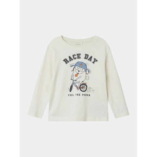 NAME IT Bluzka Vagno 13224977 Écru Regular Fit ze sklepu MODIVO w kategorii Kaftaniki i bluzki - zdjęcie 182608973