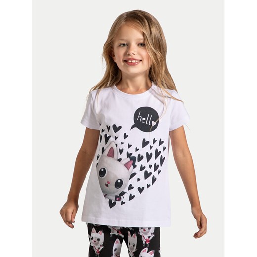 Coccodrillo T-Shirt ZC4143201LGD Biały Regular Fit ze sklepu MODIVO w kategorii Bluzki dziewczęce - zdjęcie 182609131