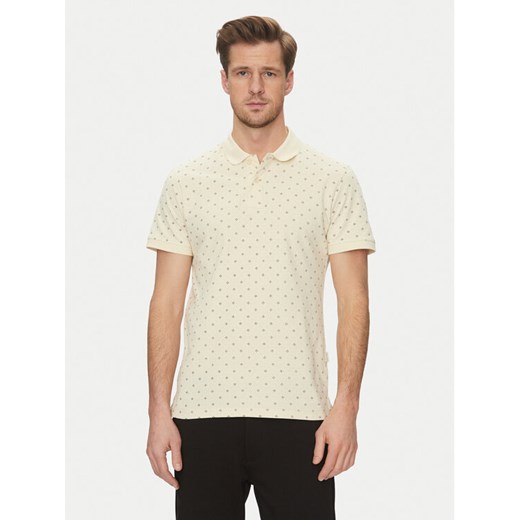 Blend Polo 20718261 Beżowy Regular Fit ze sklepu MODIVO w kategorii T-shirty męskie - zdjęcie 182609142