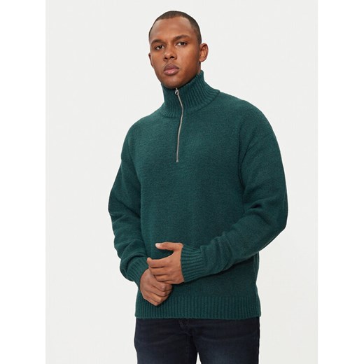 Jack&Jones Sweter Ollie 12241817 Zielony Relaxed Fit ze sklepu MODIVO w kategorii Swetry męskie - zdjęcie 182609182