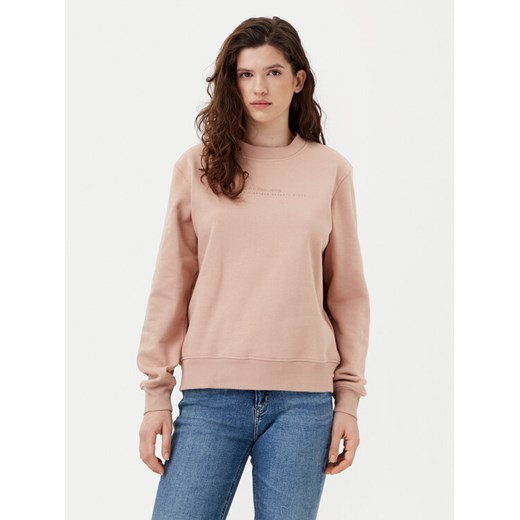 Calvin Klein Jeans Bluza Institutional Graphic J20J224731 Pomarańczowy Regular Fit ze sklepu MODIVO w kategorii Bluzy damskie - zdjęcie 182609192