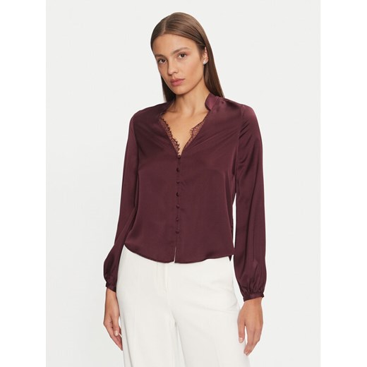 Marciano Guess Bluzka Patrice 4BGH23 9855Z Bordowy Regular Fit ze sklepu MODIVO w kategorii Koszule damskie - zdjęcie 182609210