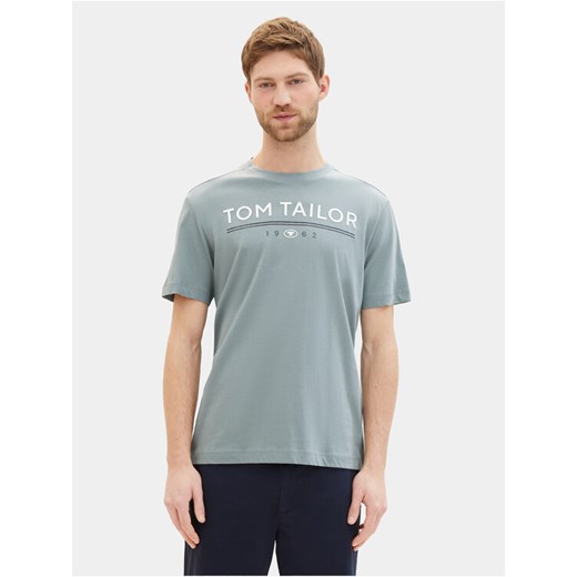 Tom Tailor T-Shirt 1040988 Szary Regular Fit ze sklepu MODIVO w kategorii T-shirty męskie - zdjęcie 182609244