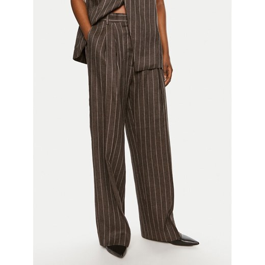 DAY BIRGER ÉT MIKKELSEN Spodnie materiałowe Enzo DAY65243238 Brązowy Relaxed Fit ze sklepu MODIVO w kategorii Spodnie damskie - zdjęcie 182609293