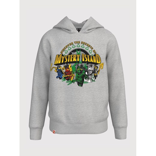 LEGO Bluza 12010589 Szary Regular Fit ze sklepu MODIVO w kategorii Bluzy chłopięce - zdjęcie 182609324