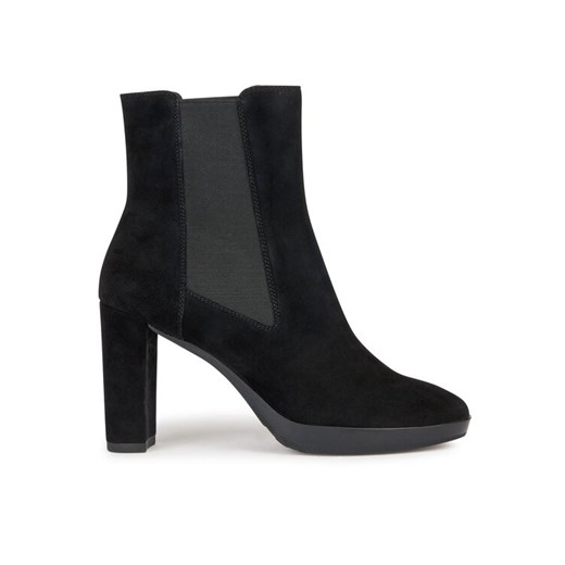 Geox Botki D Walk Pleasure 85 D35TFC 00021 C9999 Czarny ze sklepu MODIVO w kategorii Botki - zdjęcie 182609342