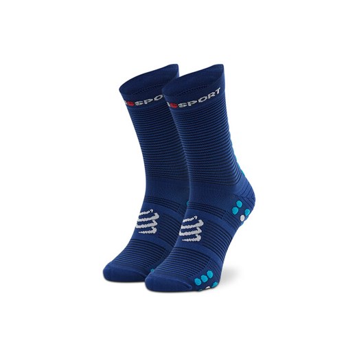 Compressport Skarpety wysokie unisex Pro Racing Socks V4.0 Run High XU00046B_533 Granatowy ze sklepu MODIVO w kategorii Skarpetki damskie - zdjęcie 182609344