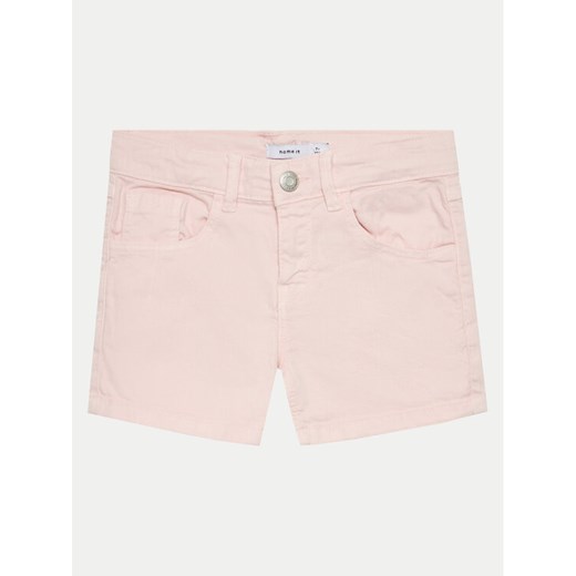 NAME IT Szorty jeansowe Nkfrose 13212157 Różowy Regular Fit ze sklepu MODIVO w kategorii Spodenki dziewczęce - zdjęcie 182609390