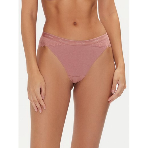 Calvin Klein Underwear Figi brazylijskie 000QF7979E Różowy ze sklepu MODIVO w kategorii Majtki damskie - zdjęcie 182609433