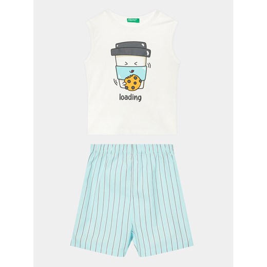 United Colors Of Benetton Piżama 30960P04S Kolorowy Regular Fit ze sklepu MODIVO w kategorii Piżamy dziecięce - zdjęcie 182609500