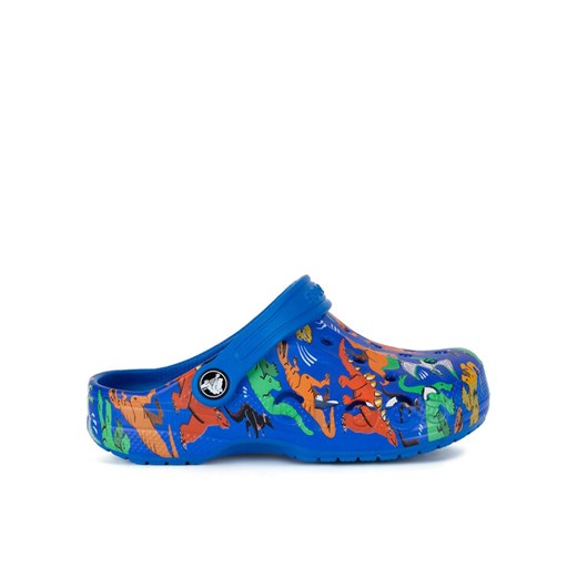 Crocs Klapki BAYA CLOG KIDS 209728-4JL Niebieski ze sklepu MODIVO w kategorii Klapki dziecięce - zdjęcie 182609501